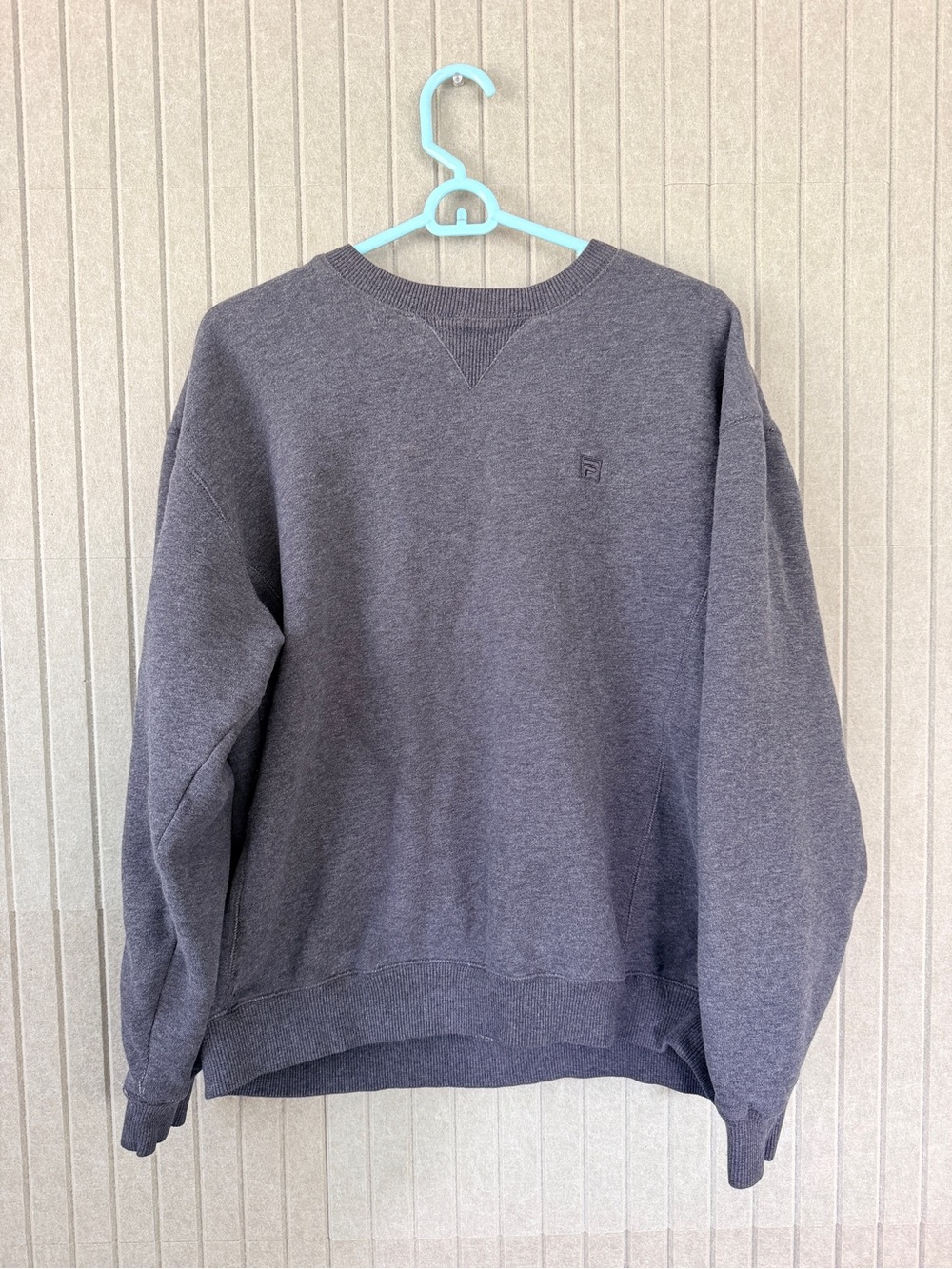 Fila Men's Dark Gray Crewneck Sweatshirt